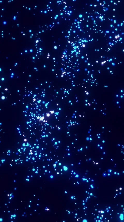 Electric Blue Cluster Stock Footage 311312550