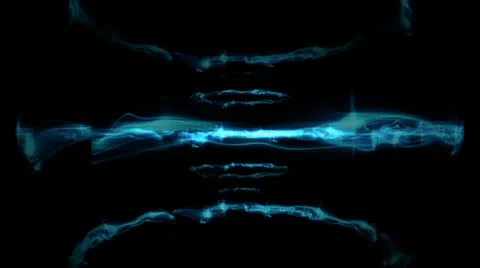 Electric Blue Motion Mapping Stock Footage 24718815