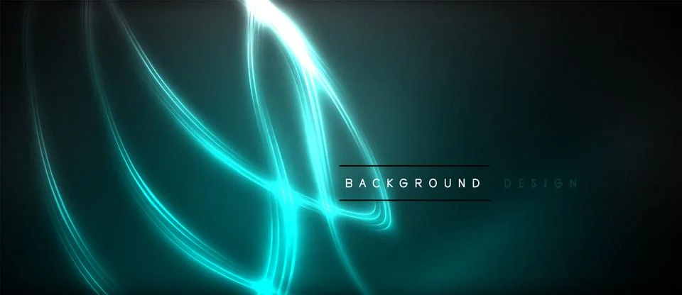 Electric blue neon pattern on dark background, creating visual effect lighting 스톡 일러스트
