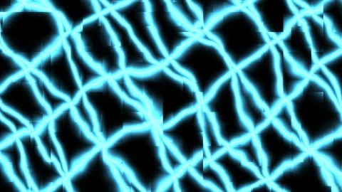 Electric blue pattern across a dark background Stock Footage 338229028