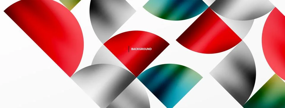 Electric blue pattern with red, white, and green ribbon on white background Stock Illustration