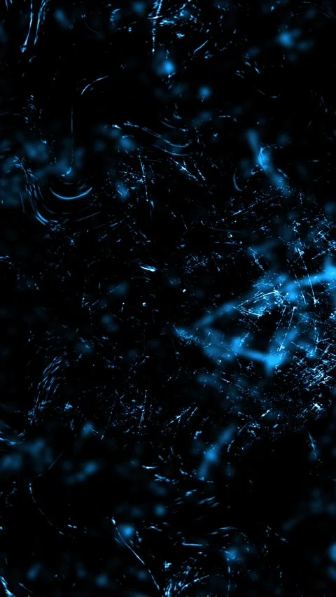 Electric Blue Scratch Web Texture in Vertical Video Stock Footage 346314466