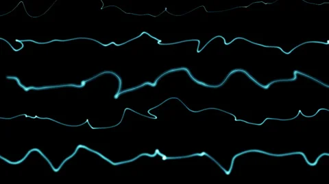 Electric Blue Strings Stock Footage 30152865