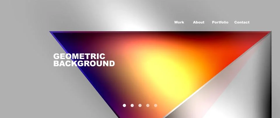 Electric blue triangle on magenta rectangular background Stock Illustration