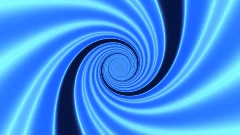 Electric Blue Wormhole Background Seamless Loop Stock Footage 342344783