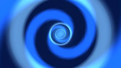 Electric Blue Wormhole Background Seamless Loop Stock Footage 342344823