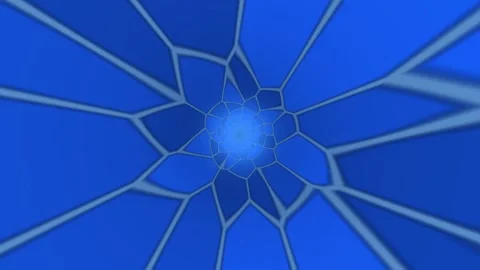 Electric Blue Wormhole Background Seamless Loop Stock Footage 342344837