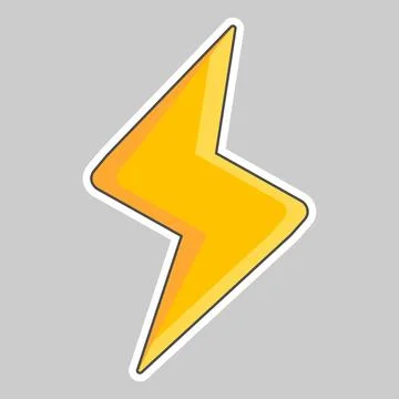 Electric Bolt lightning flash. Flash light symbols Stock Illustration