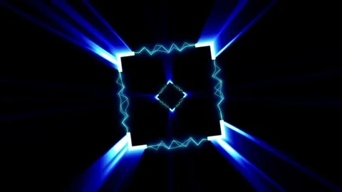 Electric Borders Looping Animation Stock Footage 73646366