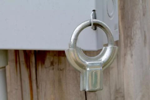 Electric Box Lock Stock Photos