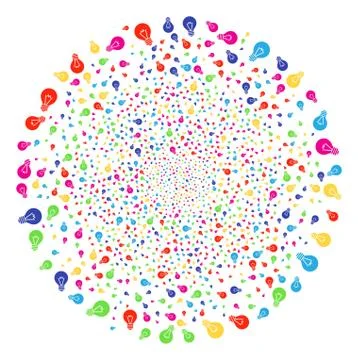 Electric Bulb Exploding Sphere イラスト素材