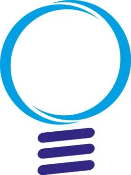 ELECTRIC BULB OF FORM ROUND SHAPE Stockillustratie