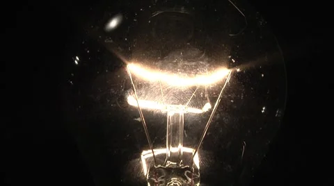 Electric bulb lamp. Video stock 8967949