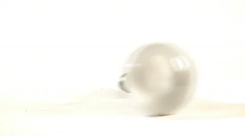 Electric bulb rolling 2 Stock Footage 473348