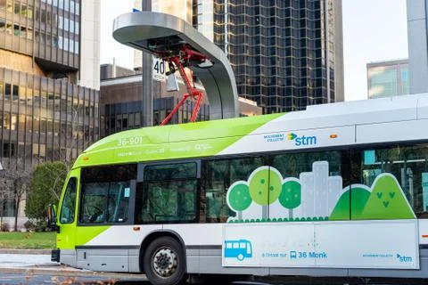 Electric Bus Stock Photos