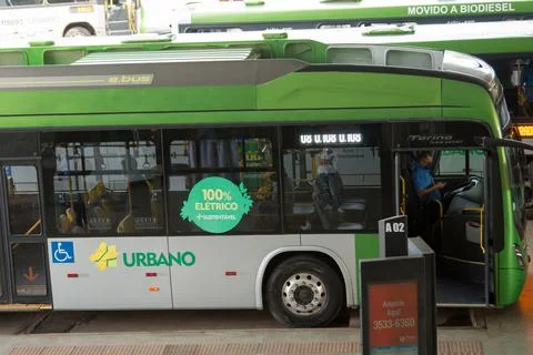 Electric Bus Stock Photos