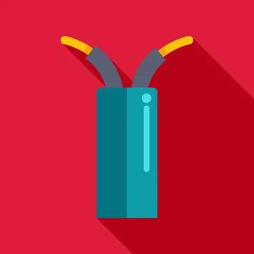 Electric cable icon symbolizing power connection concept Ilustração Stock