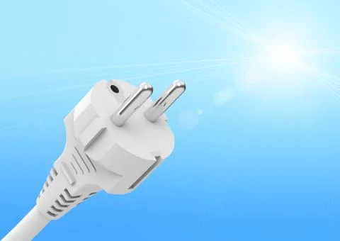 The electric cable Stock Illustration