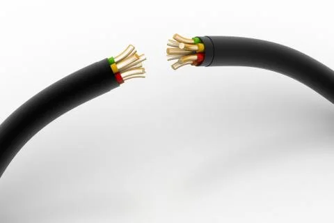 Electric cable Free Stock Illustration