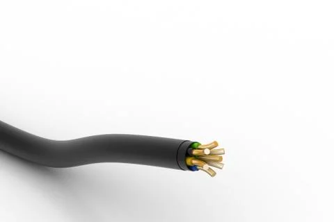 Electric cable Free Stock Illustration