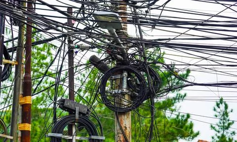 Electric cable Stock Photos