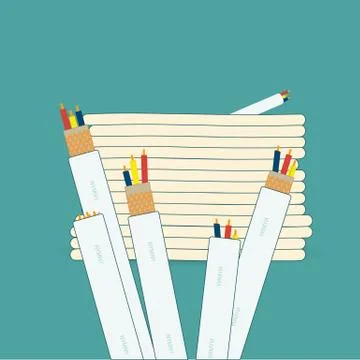 Electric cable wire Stock Illustration