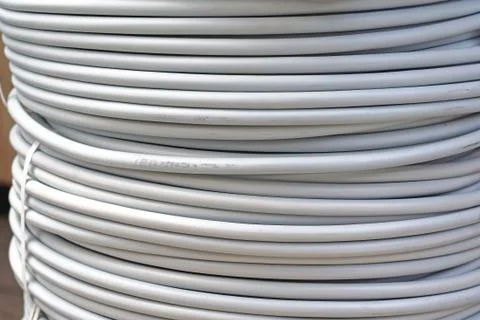 Electric cables bundle Stock Photos