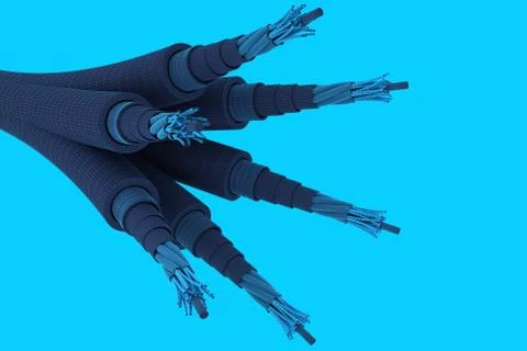 Electric cables Stock Photos