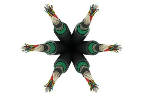 Electric cables Stock Photos