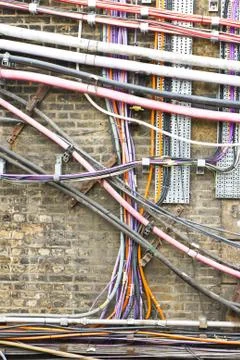 Electric cables Stock Photos