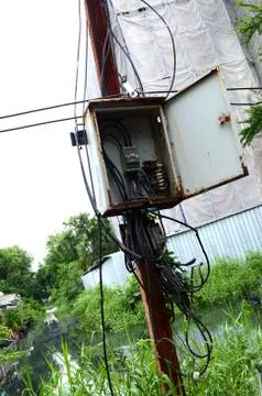 Electric Cables Stock Photos