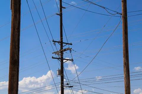 Electric cables Stock Photos