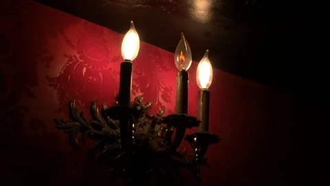 Electric-candle-flicker Stock Footage 97968134