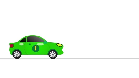 Electric Car 2 Stock Footage 148593821