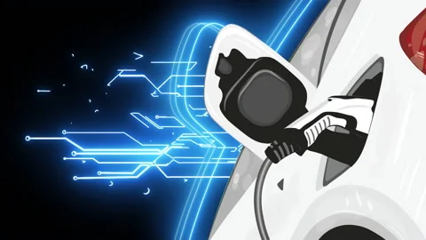 Electric Car 2 Stock Footage 170184280