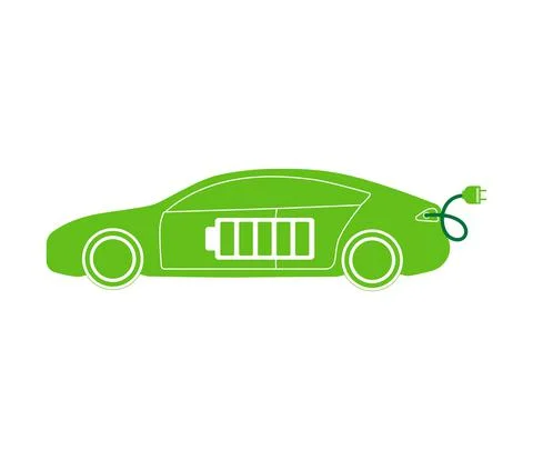 Electric car 2 Stock Illustration