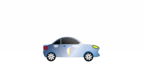 Electric Car 4 Stock Footage 148593849