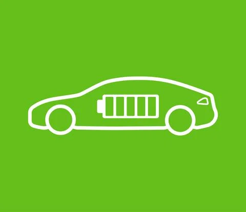Electric car 4 Stock Illustration