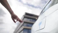 Electric Car Charging Stock Footage