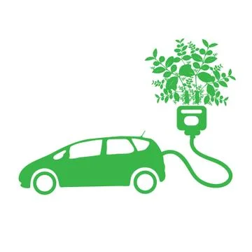 Electric car design Illustrazione stock