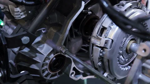 The electric car engine 库存影片 91682625