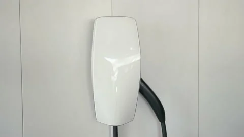 Electric Car Fast Charging Stock Footage 201114486