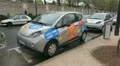 Electric car. HD Footage