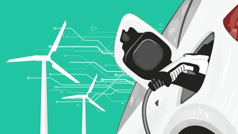 Electric Car Stock Footage 169667869