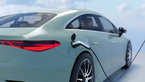 Electric Car Stock Footage 218352602