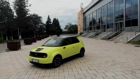 Electric car Honda e Stock Footage 167163744