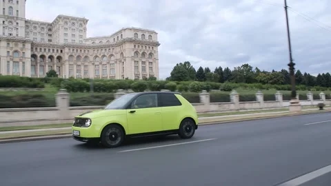 Electric car Honda e Stock Footage 167163759