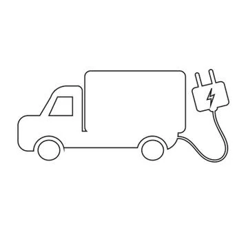 Electric car icon illustration idesign Stock Illustration