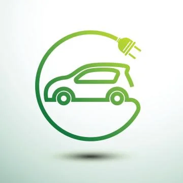 Electric car Stock Illustration