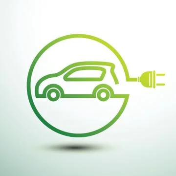 Electric car Illustrazione stock